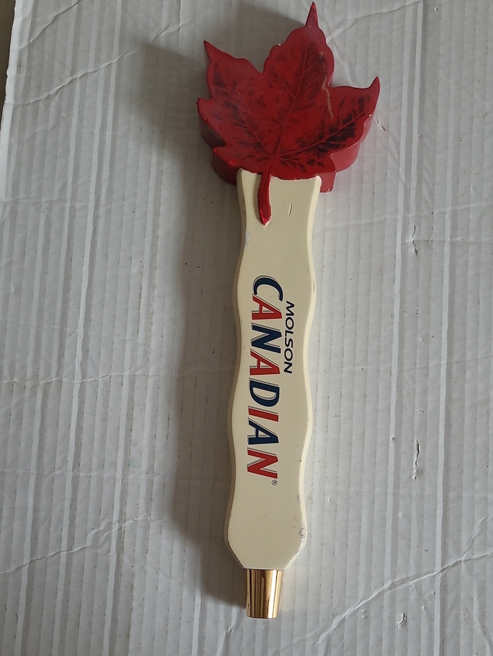 Molson Canadian Maple Leaf Beer Tap Handle